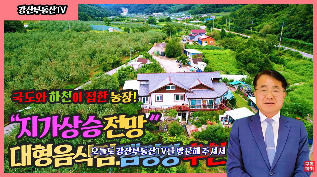 1237 [포항 토지 급매] 4차선 국도 확장 수혜! 하천 낀 토지, 음식점·캠핑장 추천